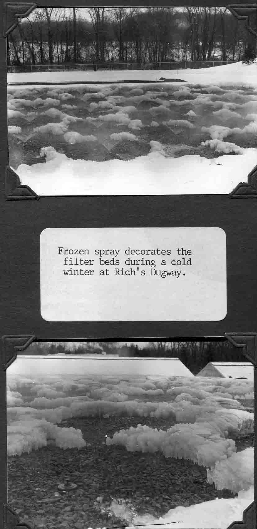 1959 Richs Dugway Filter beds in winter